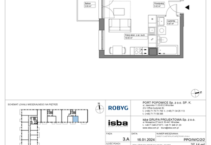 Mieszkanie w inwestycji: Port Popowice bud. W