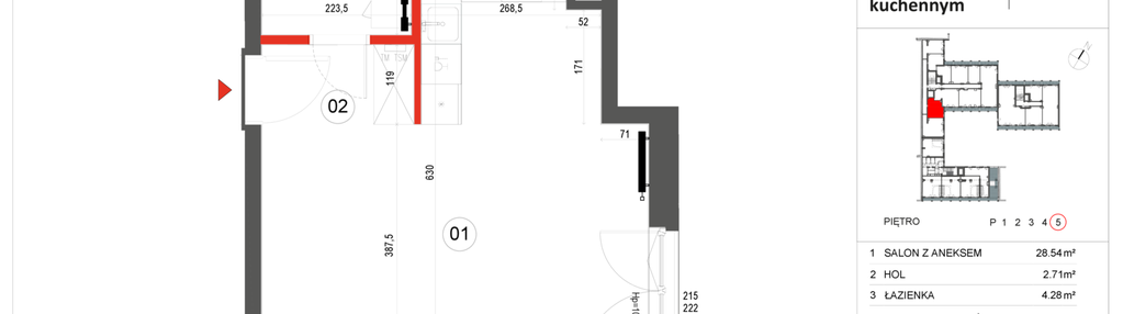 Mieszkanie w inwestycji: Stalowa Form 43.45
