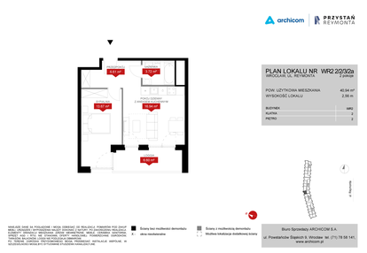 Mieszkanie w inwestycji: Przystań Reymonta