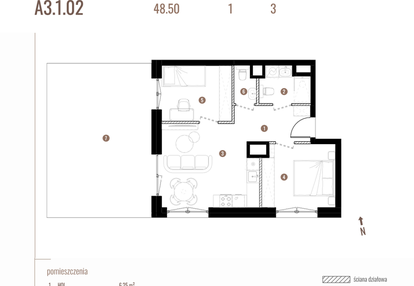 Mieszkanie w inwestycji: Belg Apartamenty etap II
