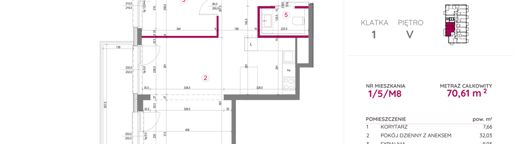 Mieszkanie w inwestycji: Lechicka 65