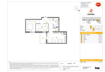 Mieszkanie w inwestycji: Osiedle Rapsodia etap 3