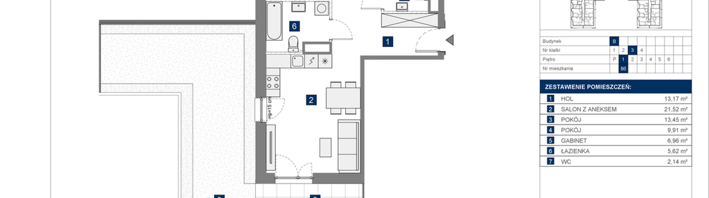 Mieszkanie w inwestycji: Osiedle przy Wielickiej etap 1.2