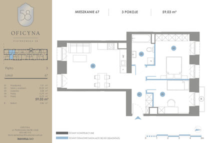 Mieszkanie w inwestycji: Oficyna - mieszkania