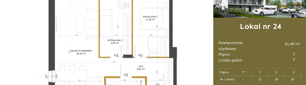 Mieszkanie w inwestycji: Apartamenty 3 Maja