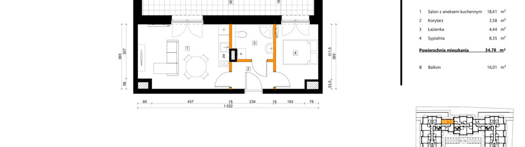 Mieszkanie w inwestycji: SPOT