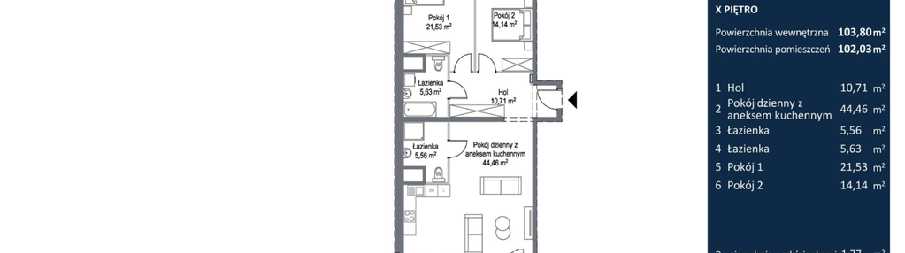 Mieszkanie w inwestycji: Bulvar Apartments - etap II