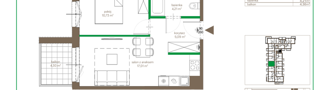 Mieszkanie w inwestycji: Ostródzka 123 - II etap
