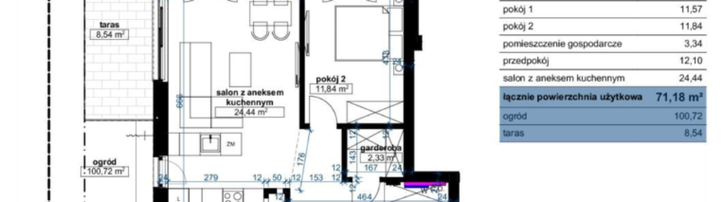 Mieszkanie w inwestycji: Wzgórze Poetów 2