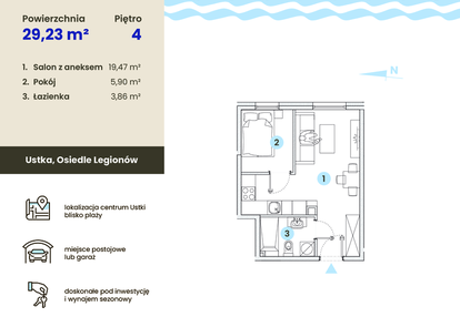 Mieszkanie w inwestycji: Ustka Flow