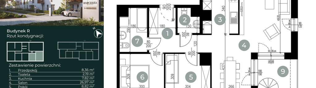 Mieszkanie w inwestycji: Korczaka Apartamenty