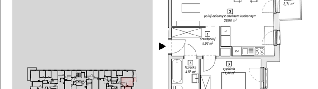 Mieszkanie w inwestycji: Naramowice Odnova