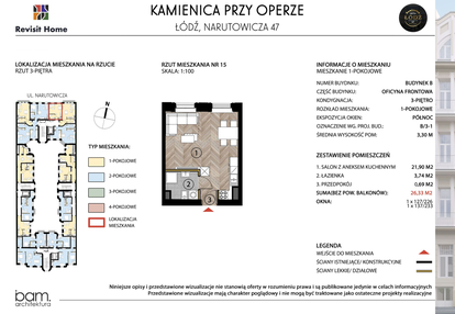 Mieszkanie w inwestycji: Kamienica przy Operze