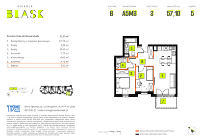 Mieszkanie w inwestycji: Osiedle BLASK - Etap I