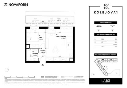Mieszkanie w inwestycji: Kolejova 1