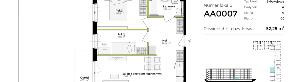 Mieszkanie w inwestycji: Orneko
