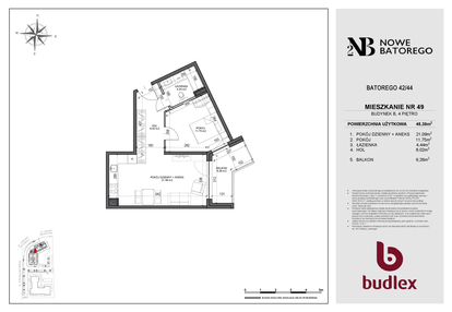 Mieszkanie w inwestycji: Nowe Batorego 2