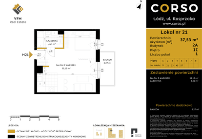 Mieszkanie w inwestycji: Corso etap 2