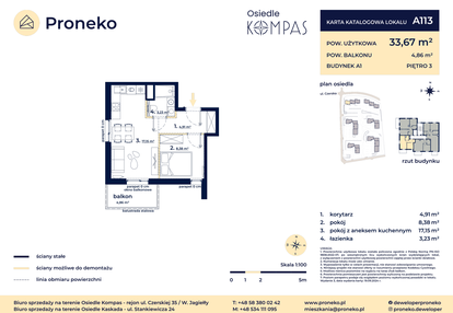 Mieszkanie w inwestycji: Osiedle Kompas