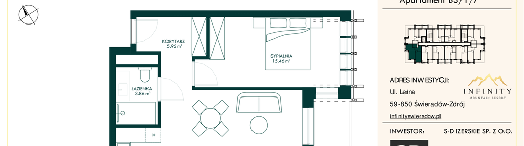 Mieszkanie w inwestycji: Infinity Mountain Resort