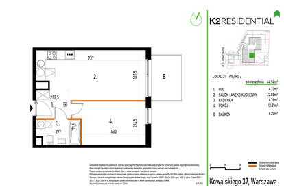 Mieszkanie w inwestycji: Kowalskiego 37