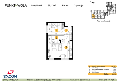 Mieszkanie w inwestycji: Punkt Wola