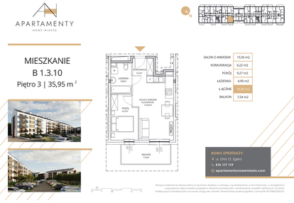 Mieszkanie w inwestycji: Apartamenty Nowe Miasto