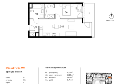 Mieszkanie w inwestycji: Miasto Polskich Mistrzów Olimpijskich II