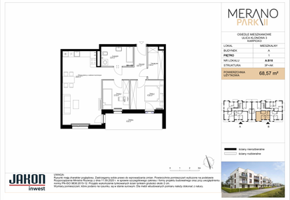 Mieszkanie w inwestycji: Merano Park II