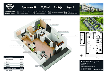 Mieszkanie w inwestycji: Apartamenty Diamentowa