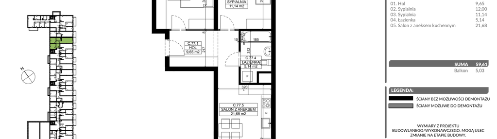 Mieszkanie w inwestycji: Symfonia Ptasia 28