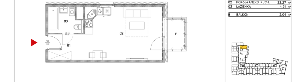 Mieszkanie w inwestycji: Morwowa 5