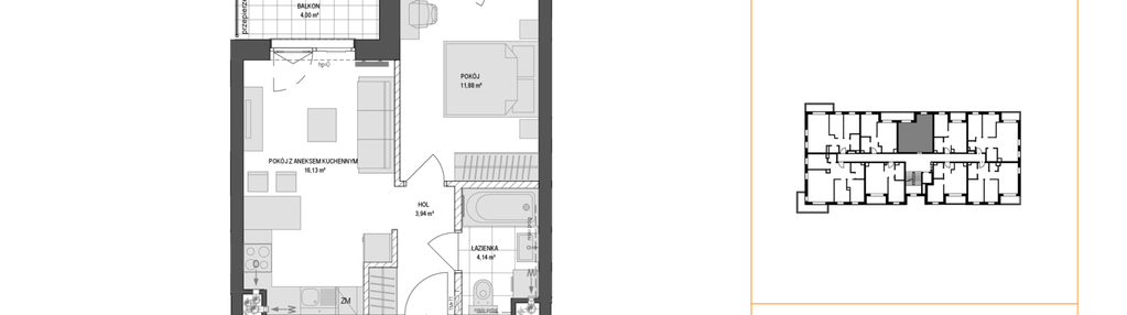 Mieszkanie w inwestycji: Konstelacja etap VI