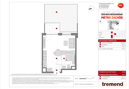 Mieszkanie w inwestycji: Dzielnica Mieszkaniowa Metro Zachód - etap 8.2