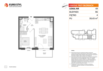 Mieszkanie w inwestycji: Osiedle Przy Błoniach 3 etap IV