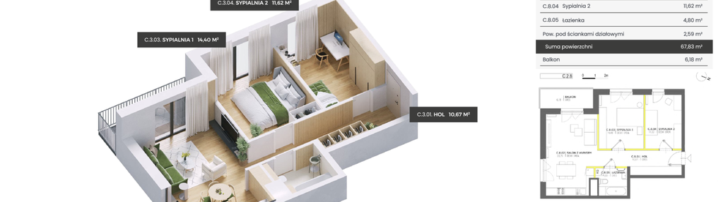 Mieszkanie w inwestycji: Dobry Poranek