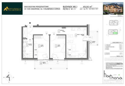 Mieszkanie w inwestycji: Rezydencja Chłabówka