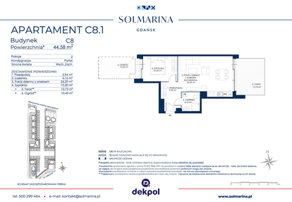 Mieszkanie w inwestycji: Sol Marina etap III