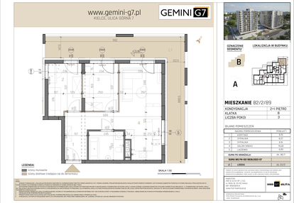 Mieszkanie w inwestycji: GEMINI G-7