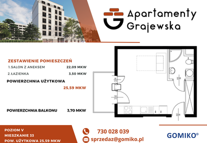 Mieszkanie w inwestycji: Apartamenty Grajewska