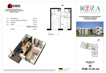 Mieszkanie w inwestycji: Apartamenty Róża