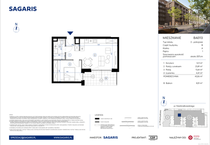 Mieszkanie w inwestycji: Niedziałkowskiego Park
