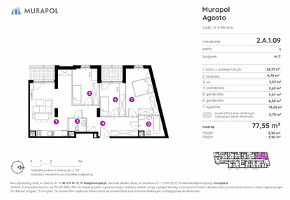 Mieszkanie w inwestycji: Murapol Agosto