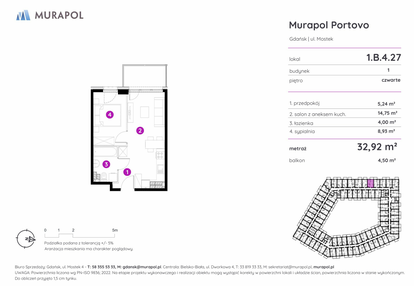 Mieszkanie w inwestycji: Murapol Portovo etap II