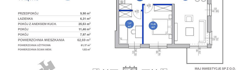 Mieszkanie w inwestycji: Osiedle Majowe 2.0 etap II