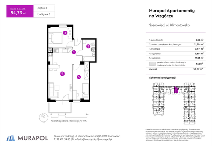 Mieszkanie w inwestycji: Murapol Apartamenty na Wzgórzu - bud. 4 i 5