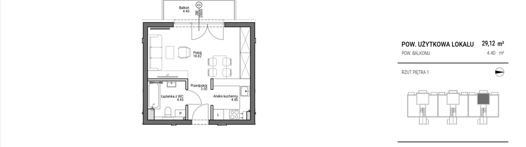 Mieszkanie w inwestycji: Tarasy Wierzycy