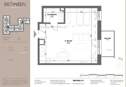 Mieszkanie w inwestycji: BETWEEN