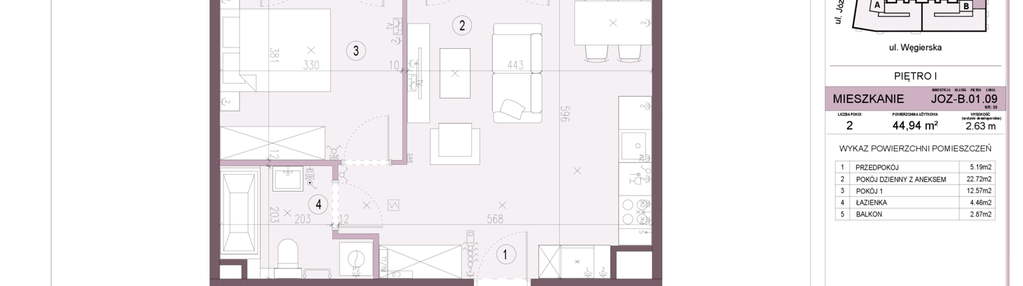 Mieszkanie w inwestycji: Apartamenty Józefińska