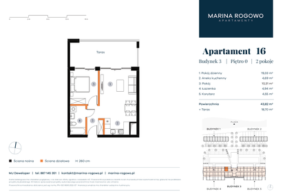 Mieszkanie w inwestycji: Apartamenty Marina Rogowo